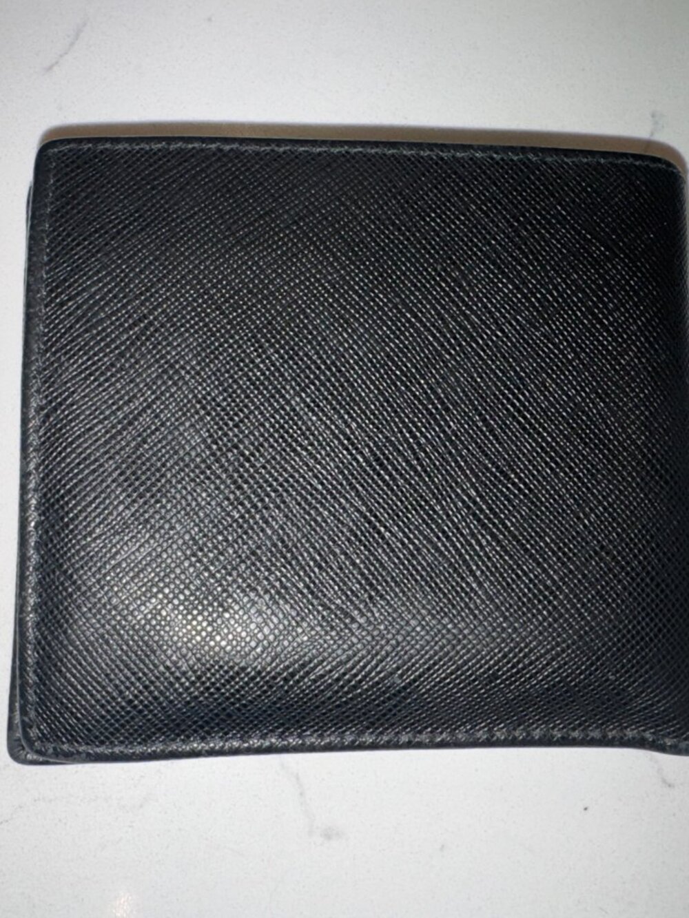 Prada Saffiano Black leather Bi-Fold Wallet - Picture 5 of 7